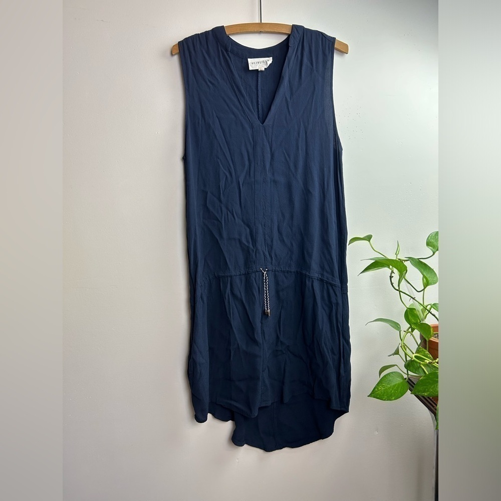 Olive+Oak Navy Blue Sleeveless Mini Dress Size‎ M